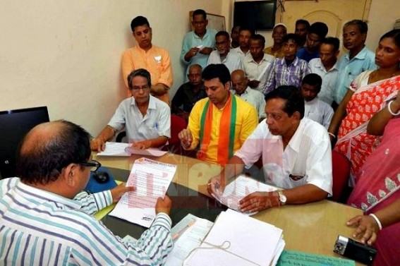 BJP raised voice against poor pay scale, corruption, chit-fund rows & other issues  